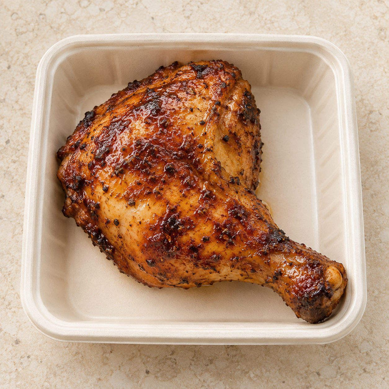 Extra seasoned chicken portion