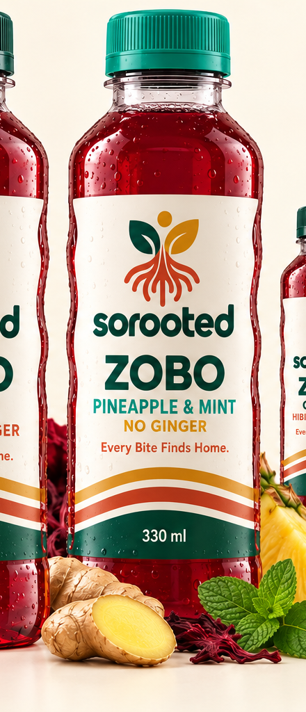 Sorooted Pineapple and Mint Zobo with no ginger